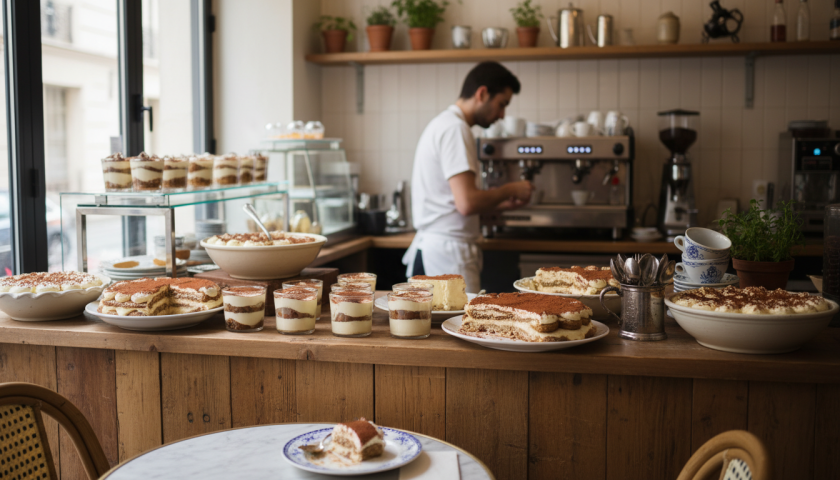 découvrez la tiramisserie, un concept parisien innovant qui séduit par ses délicieuses créations autour du tiramisu. une expérience gourmande à ne pas manquer à paris.