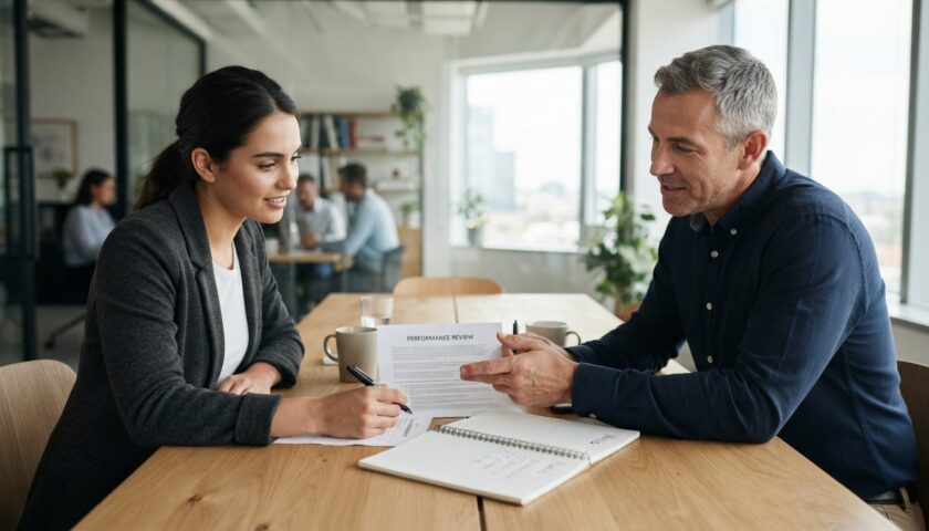 préparez votre entretien annuel avec méthode : bilan, objectifs et questions clés pour échanger efficacement avec votre manager.