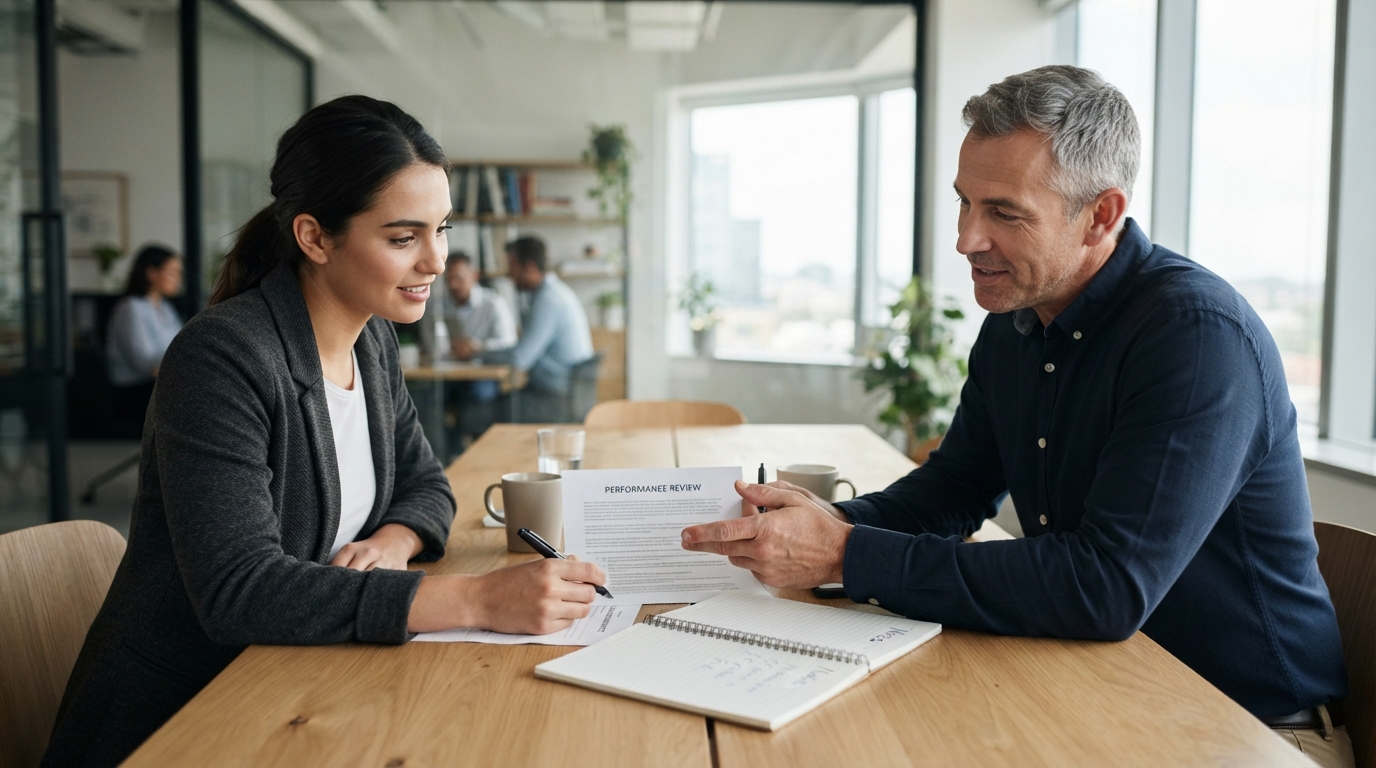 préparez votre entretien annuel avec méthode : bilan, objectifs et questions clés pour échanger efficacement avec votre manager.